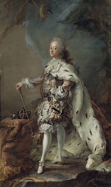 Frederick V King of Denmark and Norway ca1750 by Carl Gustaf Pilo 1711-1793 Statens Museum for Kunst Copenhagen   